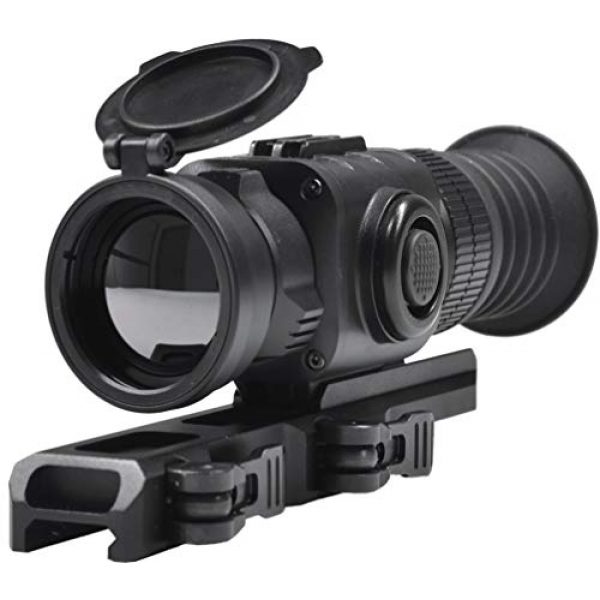 PRG Defense Rifle Scope 7 PRG Defense 33093455006PM21 Model Python TS50-Micro Compact Short/Medium Range Thermal Imaging Rifle Scope, 384x288 Resolution, 50mm Lens, 7.4°x5.6° Field of View, 5m Close-up Range, 60m Eye Relief