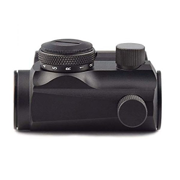 GOTICAL Rifle Scope 5 GOTICAL Red Green Adjustable Mini Micro Dot Reflex Sight | Red Dot Holographic 1X30 Sight with 33mm Reflex Lens Sight Waterproof, Shockproof, Fog-Proof Red Dot Scope