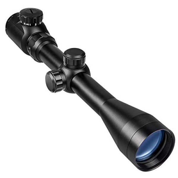 Feyachi Rifle Scope 1 Feyachi RFS-18 Tactical Rifle Scope 3-9x40 Rangefinder Red & Green Illuminated Reticle Optics Hunting Scope 1 Inch Tube