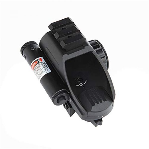 DJym Rifle Scope 5 DJym 1X Magnification Fast Sight, Additional Red Red Dot Sight Top with Rail Mounting Tactical Accessories