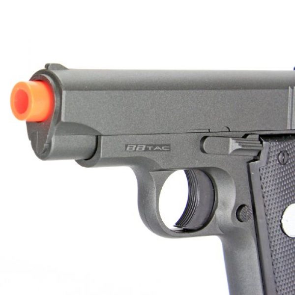 BBTac Airsoft Pistol 3 bbtac bt-g2 full metal slide body sub compact 240 fps spring airsoft gun and tactical skeleton hammer(Airsoft Gun)