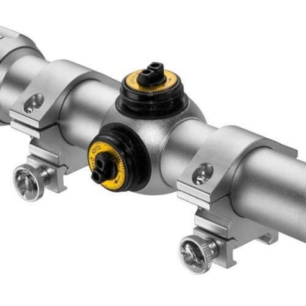 Barsaka Rifle Scope 3 New Barska 3-9x40mm 30/30Rifle Scope with Rings, Silver