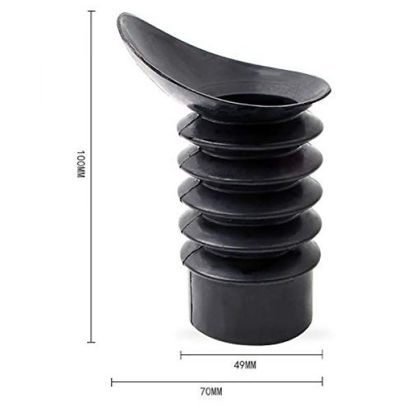Daxin Rifle Scope Accessory 3 Daxin Eye Protector Rubber Scope Lens,Protective Cover Extender Hunting Accessories