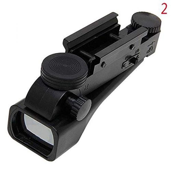 KTAIS Rifle Scope 1 KTAIS 10mm / 20mm Reflection Red Dot Line of Sight Length 42mm / 1.65in Red Dot Plastic Black Red Dot Sight Hunting Accessories (Color : 20mm)
