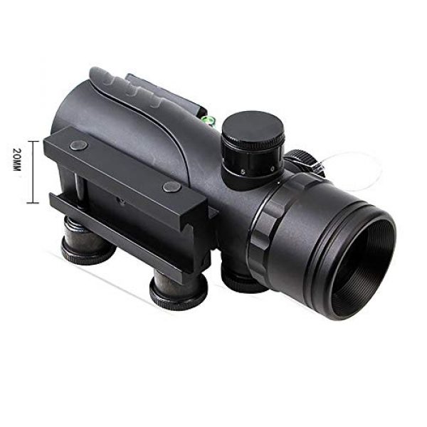 DONGYUCHUN Rifle Scope 7 DONGYUCHUN Metal Base Sight Holographic red Film Inner red dot Sight Tactical red dot Rifle Mirror with Integrated Mount,Scope + red dot