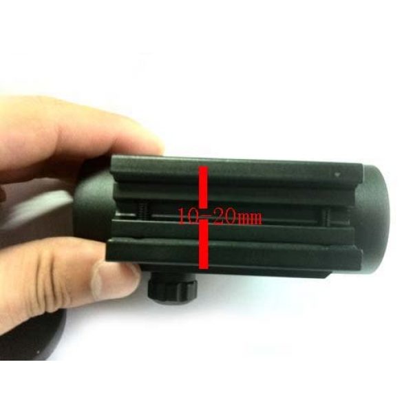 NoGa Rifle Scope 3 Noga Tactical 1x40 Red and Green Dot Sight Scope W/10mm-20mm Weaver Mount