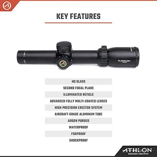 Wearable4U Rifle Scope 3 Wearable4U Athlon Optics Midas BTR 30mm Riflescope with Included Extra Battery CR2032 Lens Cleaning Pen and Lens Cleaning Cloth Bundle