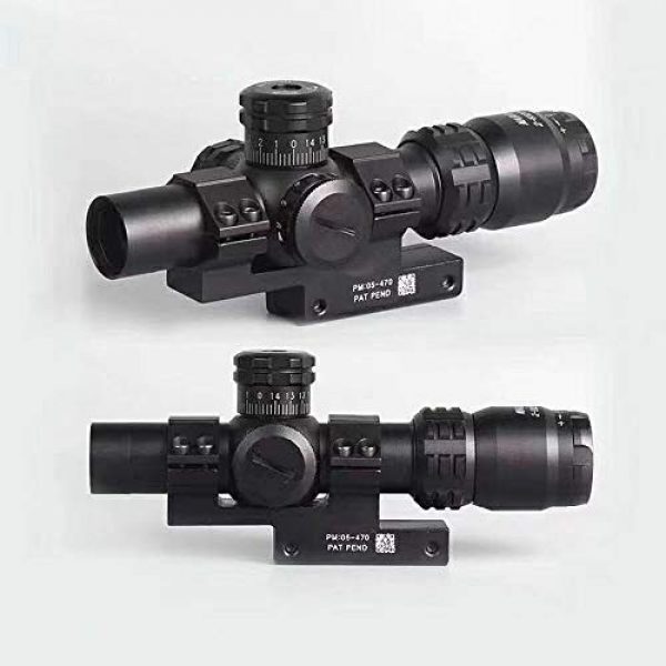 DONGYUCHUN Rifle Scope 6 DONGYUCHUN Rifle Scope 2-820 Rifle Scope with Base Adjustable up and Down