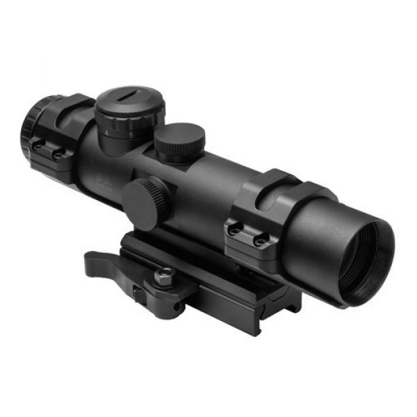 NcSTAR Rifle Scope 1 NcSTAR XRS Series 2-7x32 Compact Scope w/ Modular Upper Scope Rings, Black, Blue Ill. SECXRSM2732G by NcSTAR