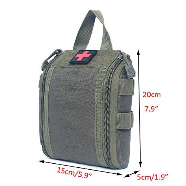 Usuit Tactical Pouch 5 Usuit First Aid EMT Pouch Tactical Molle Medical Organizer Storage Bag Outdoor Survival Emergency Utility Pouch