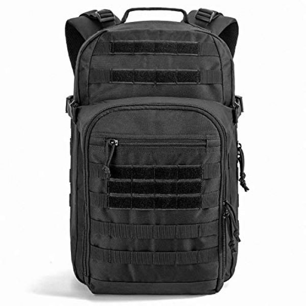 SHARKMOUTH Tactical Backpack 1 SHARKMOUTH Tactical Backpack, Large Army 3 day Assault Pack Bag Rucksack, 42L Military MOLLE Backpacks