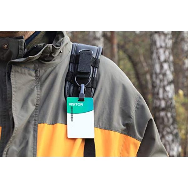 TEXXO Tactical Belt 6 Belt Key Holder Clip for Duty Belts with Metal Hook Carabiner Finally, A Key Holder You Can Trust Fits Belts Up to 2.25 inch Nylon Webbing with Hook and Hair Closure Black Color