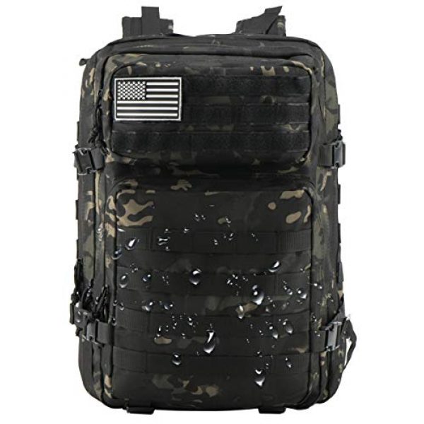 Luckin Packin Tactical Backpack 7 Luckin Packin Tactical Backpack,Military Backpack,Molle Bag 45 Liter Large 2 Pack