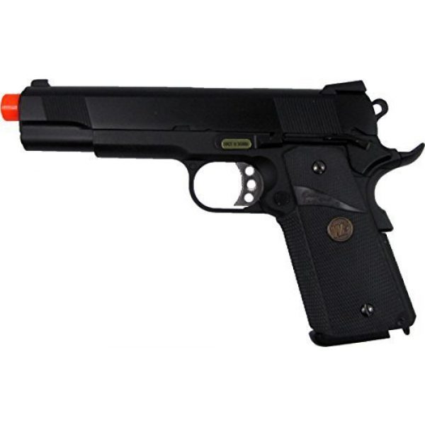 WE Airsoft Pistol 1 WE meu 191 gas blowback full metal - black by we(Airsoft Gun)