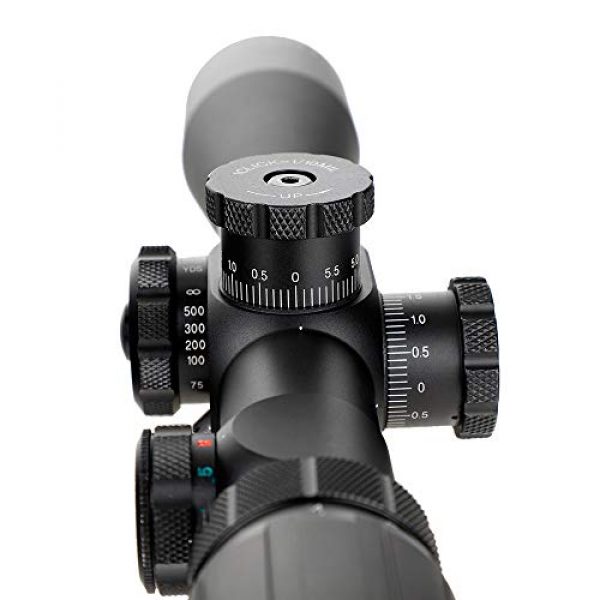 ohhunt Rifle Scope 3 ohhunt FFP 4-14X44 SFIR Hunting Riflescope First Focal Plane RG Illuminated with Rings 30mm Tube Riflescopes