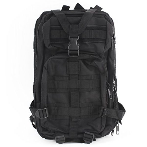 MediTac Tactical Backpack 2 MediTac Tactical Assault Pack - First Aid Rucksack - 18" Military MOLLE Backpack