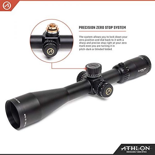 Wearable4U Rifle Scope 3 Athlon Optics Ares BTR 2.5-15x50 Direct Dial, Side Focus, 30mm Riflescope with Included Extra Battery CR2032 and Wearable4U Lens Cleaning Pen and Lens Cleaning Cloth Bundle