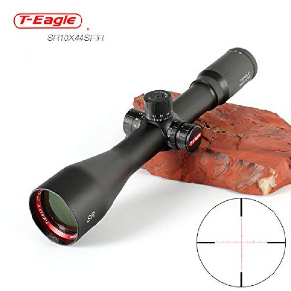 T-EAGLE Rifle Scope 7 T-EAGLE SR 10X44 SFSS Hunting Riflescope Optics Sights Illuminated Red Glass Etched Reticle