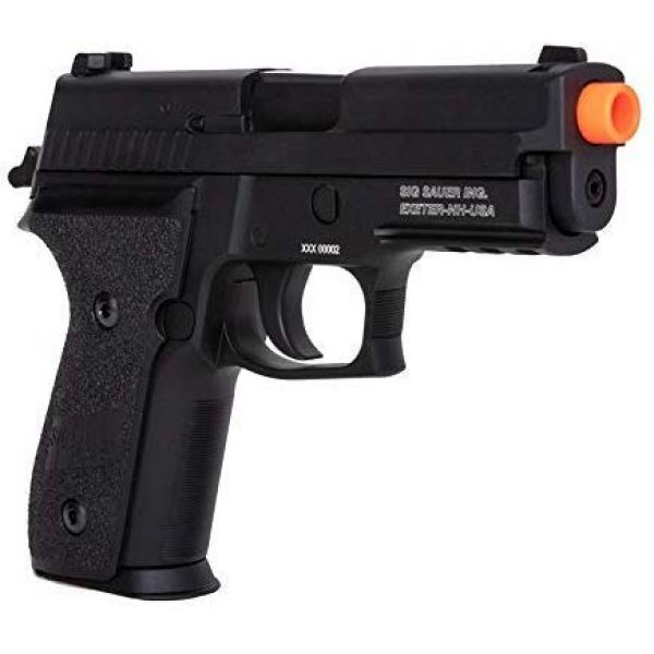 PF Airsoft Pistol 3 PF Sig Sauer ProForce P229 Airsoft Green Gas Black Air Pistol with 13oz Green Gas Tank and Pack of 1000 6mm .20g BBS Bundle
