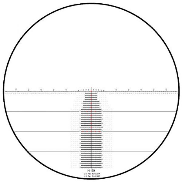 NightForce Rifle Scope 7 Nightforce Optics 5-25x56 ATACR Series Riflescope, Matte Black with First Focal Plane H59 Reticle, 34mm Tube Diameter, .1 Mil-Radian, Side Parallax Adjust