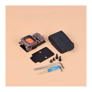 Without Rifle Scope 1 Toy Gun Sight Red dot Sight Magnification Flip red dot Sight Reflex Sight RMR Scope Holder, Used for MOS or Sliding Cut Accept RMR Pistola 1913 Assembly Scope (Color : Tan)