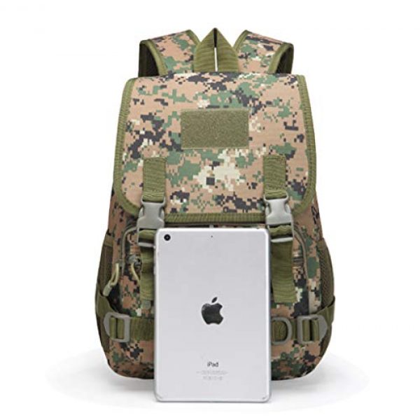 Jipemtra Tactical Backpack 5 Tactical First Aid Bag MOLLE EMT IFAK Backpack Military Emergency (Tan Summer)