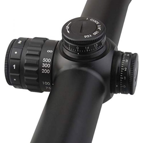 Vector Optics Rifle Scope 5 Vector Optics Continental 5-30x56 30mm Tube 1/4 MOA Second Focal Plane (SFP) Riflescope