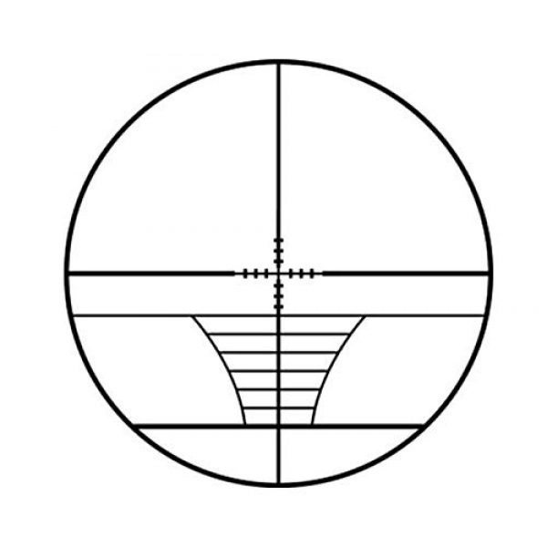 Osprey Global Rifle Scope 4 Osprey Global TA4-16x50IRF Illuminated Rangefinder Reticle 30mm-Tube Riflescope, 4-16x 50mm, Matte Black (10-40x 50mm) Plus Bullet Drop Compensator for .223