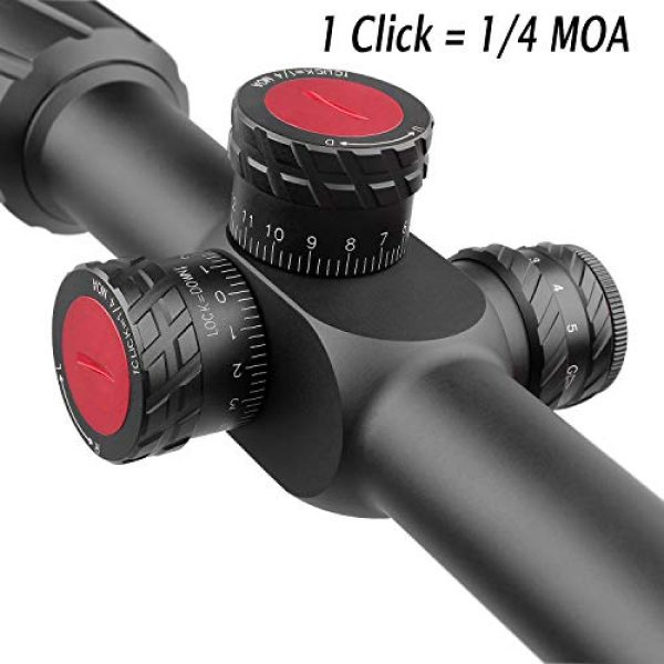 Sniper Rifle Scope 2 Sniper ZT 5-25x50 FFP First Focal Plane (FFP) Scope with Red/Green Illuminated Reticle