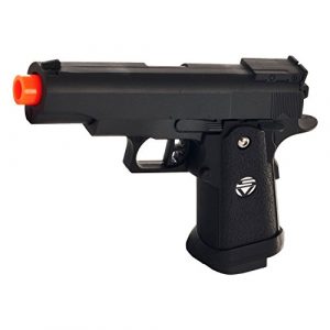 SPRING AIRSOFT GUN Airsoft Pistol 1 spring airsoft gun g.10 zinc alloy shell heavy duty metal pistol with free 1000 bb's bullets ammo(Airsoft Gun)