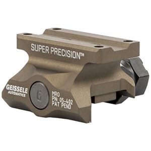 Geissele Automatics Rifle Scope 1 Geissele Automatics Super Precision MRO Series Optic Mount Absolute Co-Witness DDC Scope