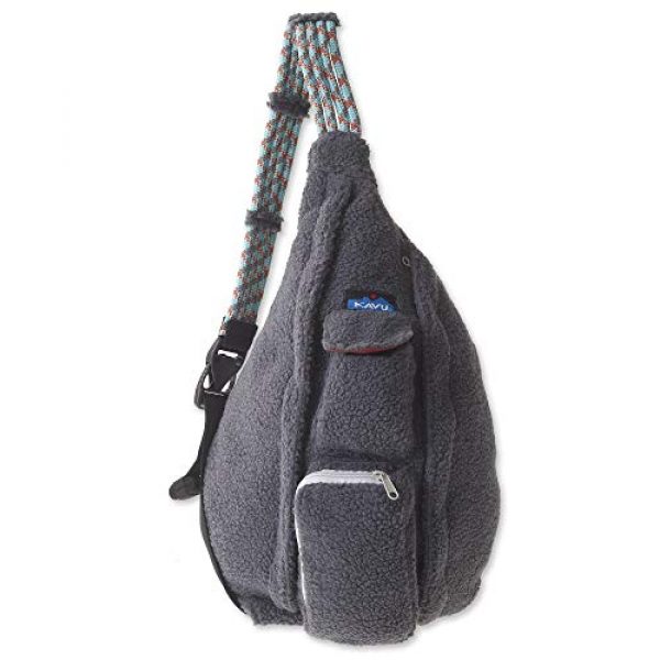 KAVU Tactical Backpack 2 KAVU Rope Fleece Bag Sling Crossbody Sherpa Backpack Travel Purse