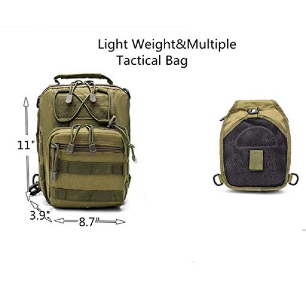 esbuy Tactical Backpack 5 Tactical Backpack Outdoor Shoulder Bag Satchel Sling Chest Packs Daypacks