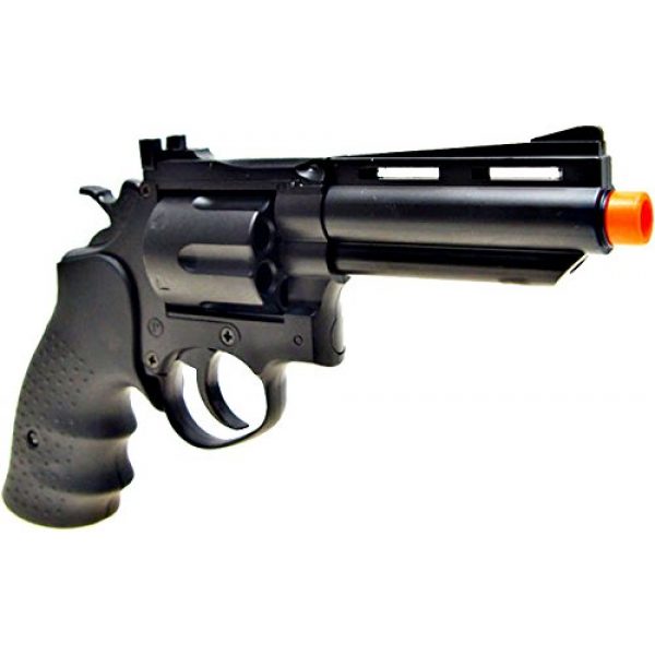 HFC Airsoft Pistol 4 HFC model-132 4 revolver a2 black(Airsoft Gun)