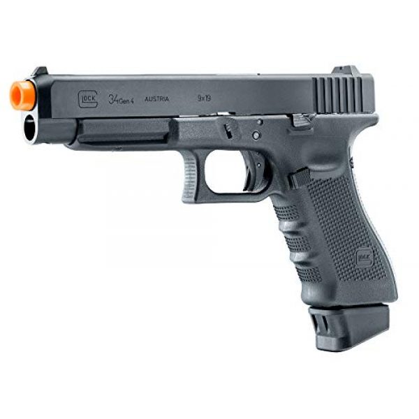 Elite Force Airsoft Pistol 2 Elite Force Glock 34 Gen4 Blowback CO2 Powered 6mm BB Pistol Airsoft Gun, Black, one Size