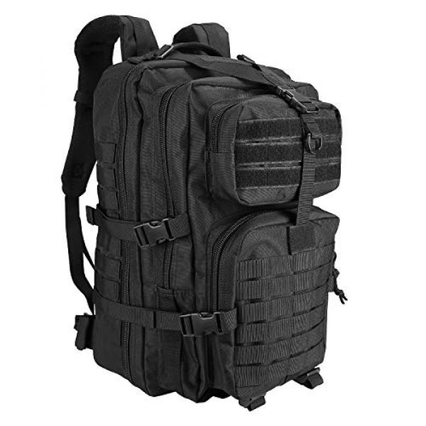 ProCase Tactical Backpack 1 ProCase Tactical Backpack 42L Large Rucksack 3 Day Outdoor Military Army Assault Pack Go Bag Backpacks -Black