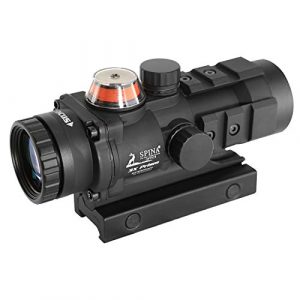 SPINA OPTICS Rifle Scope 1 SPINA OPTICS Tactical Optical Sight 3x32 Gp01 Fiber Prism Red Illuminated Sight Riflescope for Hunting