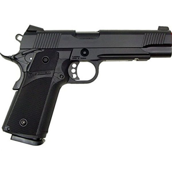 KJW Airsoft Pistol 2 gbb-614 - KJW full metal semi auto gas blowback pistol with free target trip tent and safety shooting glasses(Airsoft Gun)
