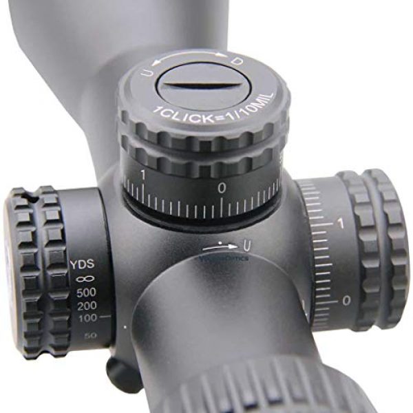 Vector Optics Rifle Scope 4 Vector Optics Veyron 3-12x44mm, 1/10 MIL, 30cm Tube, First Focal Plane (FFP) Ultra Short Riflescope