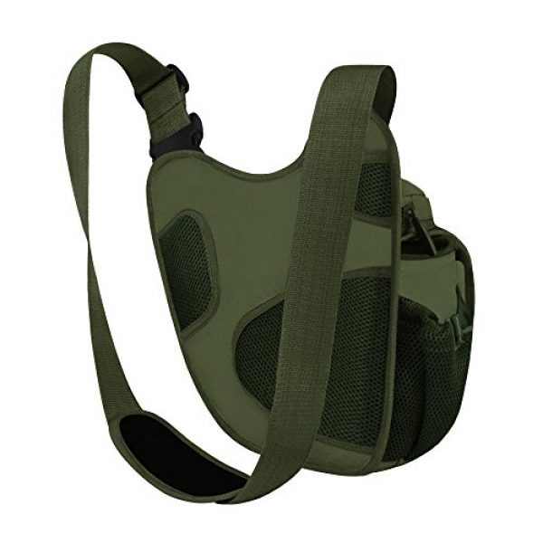 East West U.S.A Tactical Backpack 4 East West U.S.A RT511 Tactical Shoulder Sling Trail Pack with bottle holder