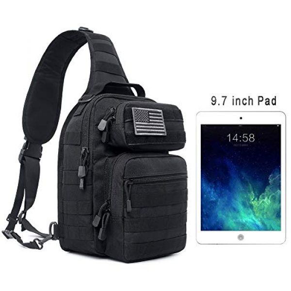 Tacticool Tactical Backpack 4 Tactical Sling Bag Pack Military Rover Shoulder Sling Backpack Molle Assault Range Bags Chest Pack Day Pack Diaper Bag