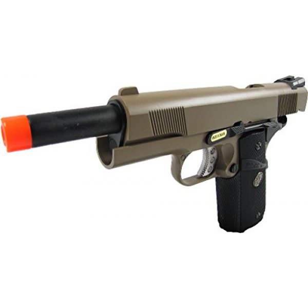 WE Airsoft Pistol 3 WE meu 191 gas blowback full metal - tan(Airsoft Gun)