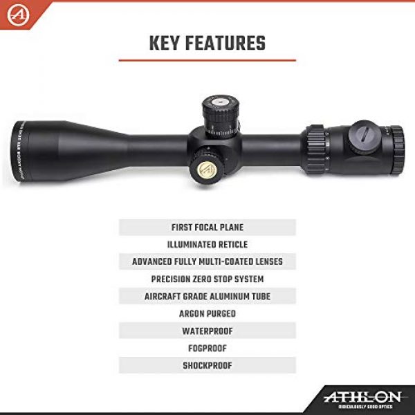 Athlon Optics Rifle Scope 3 Athlon Optics Argos BTR GEN2 6-24X50 First Focal Plane Riflescopes