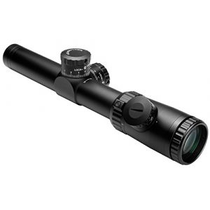NcSTAR Rifle Scope 1 NcSTAR Vism 1.1-4X 24mm Mil-Dot Reticle Evolution Series Scope, Black