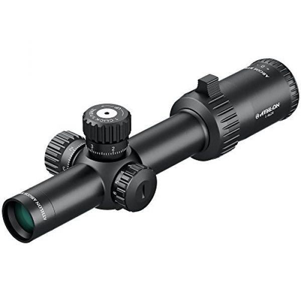 Athlon Optics Rifle Scope 1 Athlon Optics , Argos BTR , Riflescope , 1-4 x 24 Second Focal Plane (SFP) 30 mm Tube, Illuminated AHSR14 MIL Reticle ,