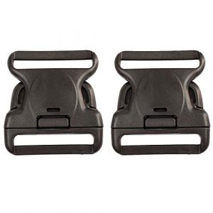 ROCOTACTICAL Tactical Belt 1 ROCOTACTICAL 2.25" Tri-Release Buckle Set, Replacement Buckle System for 2-1/4in Duty Belt, 2-Pack, Black