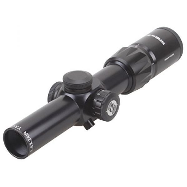 Vector Optics Rifle Scope 4 Vector Optics Grimlock 1-6x24mm 1/2 MOA Compact Tactical Riflescope with Red & Green Dot Illuminated Reticle, Free 30 mm Mount and Free Lens Cover (Matte Black)