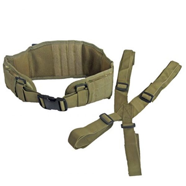 DLP Tactical Tactical Belt 1 DLP Tactical MOLLE Battle Belt with Suspenders
