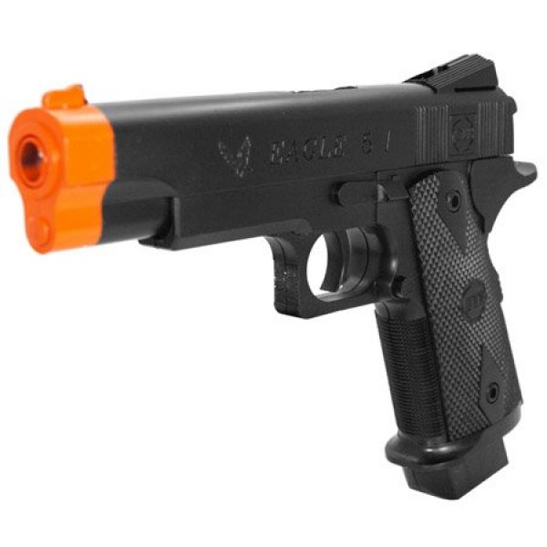 DPCI Airsoft Pistol 2 airsoft eagle 5 1 model# 585-2011a gun pistol 1 1 real scale highgrade type air sport gun 2011a fps 95 size 8.5(Airsoft Gun)