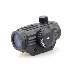 DJym Rifle Scope 1 DJym HD Silver Film Without Magnification, Red Dot Sight Shockproof Waterproof Stable Sight